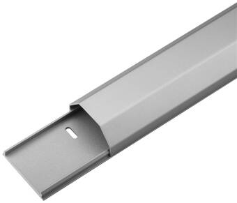 Halbrunder Aluminium-Kabelkanal 50 mm; Länge 1,1 m